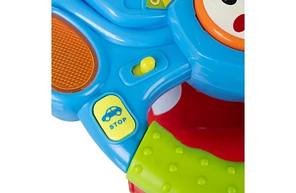 Interaktívny hudobný volant s LED efektmi – pre deti 3+