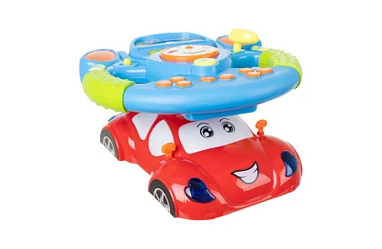 Interaktívny hudobný volant s LED efektmi – pre deti 3+