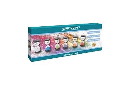 Sada presýpacích hodín 6 kusov - 1-30 minút