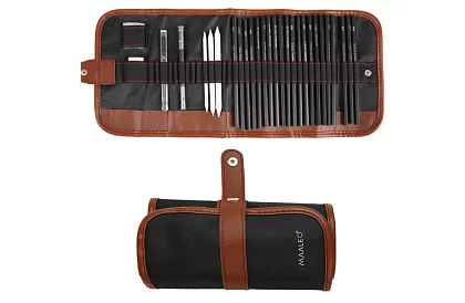 Profesionálny set na skicovanie v puzdre