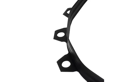 Neviditeľný obrubník 4 cm x 10 m - Záhradný okraj čierny + 20 kolíkov