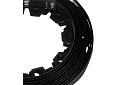 Neviditeľný obrubník 4 cm x 10 m - Záhradný okraj čierny + 20 kolíkov