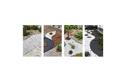 Neviditeľný obrubník 6 cm x 10 m - Záhradný okraj čierny + 20 kolíkov