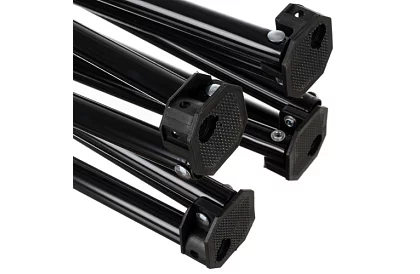 Kempingová sada, čierna - rybársky stôl + dve stoličky