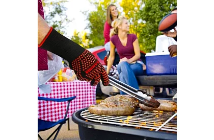 Žiaruvzdorné grilovacie rukavice