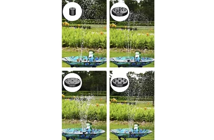 Solárna fontána pre jazierko – záhradné filtračné čerpadlo