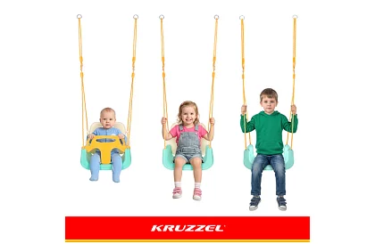 Detská farebná hojdačka 3 v 1 - do 30 kg