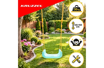 Detská farebná hojdačka 3 v 1 - do 30 kg