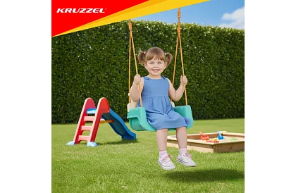 Detská farebná hojdačka 3 v 1 - do 30 kg