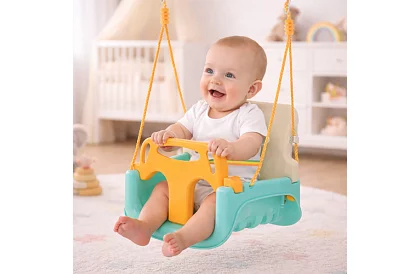 Detská farebná hojdačka 3 v 1 - do 30 kg