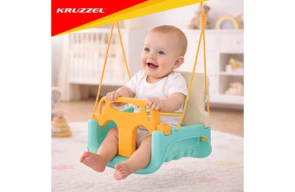 Detská farebná hojdačka 3 v 1 - do 30 kg