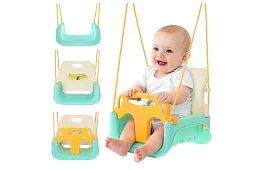 Detská farebná hojdačka 3 v 1 - do 30 kg