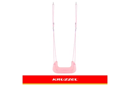 Detská farebná hojdačka 3 v 1 - do 30 kg - ružovo-zelená