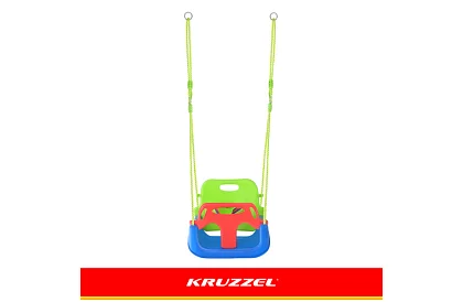 Detská farebná hojdačka 3 v 1 - do 30 kg - zelenomodrá