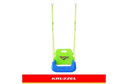 Detská farebná hojdačka 3 v 1 - do 30 kg - zelenomodrá