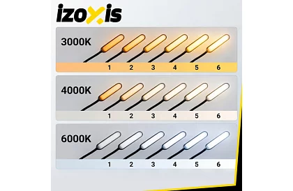 LED stojaca stmievačka lampa 180 cm – čierna s diaľkovým ovládaním