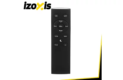 LED stojaca stmievačka lampa 180 cm – čierna s diaľkovým ovládaním