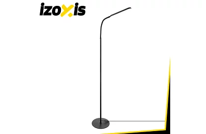 LED stojaca stmievačka lampa 180 cm – čierna s diaľkovým ovládaním