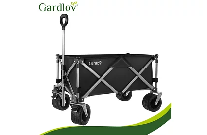 Skladací plážový prepravný vozík  87 × 46 × 70 cm – do 200 kg
