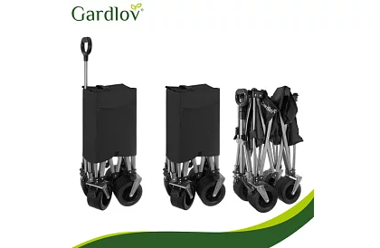 Skladací plážový prepravný vozík  87 × 46 × 70 cm – do 200 kg