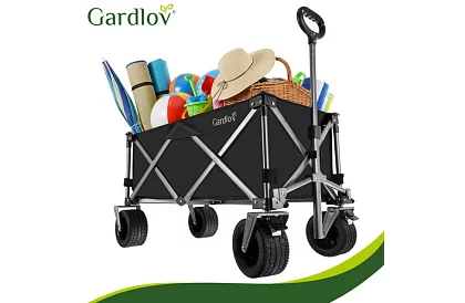 Skladací plážový prepravný vozík  87 × 46 × 70 cm – do 200 kg