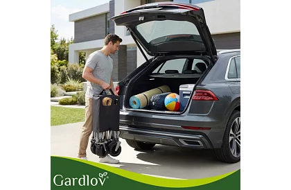 Skladací plážový prepravný vozík  87 × 46 × 70 cm – do 200 kg