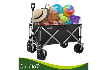 Skladací plážový prepravný vozík  87 × 46 × 70 cm – do 200 kg