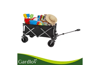 Skladací plážový prepravný vozík  87 × 46 × 70 cm – do 200 kg