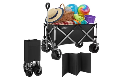 Skladací plážový prepravný vozík  87 × 46 × 70 cm – do 200 kg