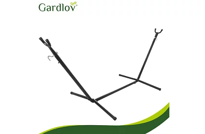 Záhradná hojdačka 200 × 150 cm + železný stojan do 250 kg