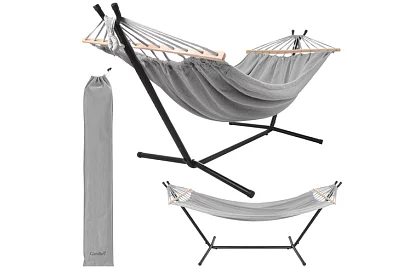 Záhradná hojdačka 200 × 150 cm + železný stojan do 250 kg