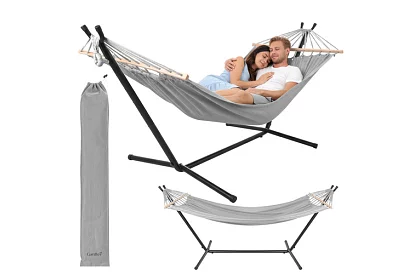 Záhradná hojdačka 200 × 150 cm + železný stojan do 250 kg