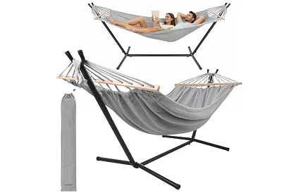 Záhradná hojdačka 200 × 150 cm + železný stojan do 250 kg