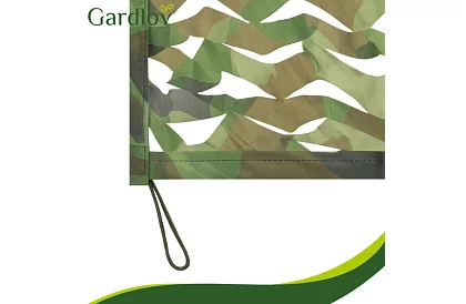 Vojenská maskovacia sieť 2x5 metrov + 100 sťahovacích pásikov