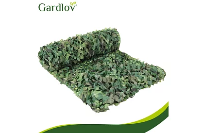 Vojenská maskovacia sieť 2x5 metrov + 100 sťahovacích pásikov