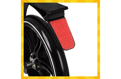 Skladacia kolobežka Black Hyperion s kolesami 200 mm