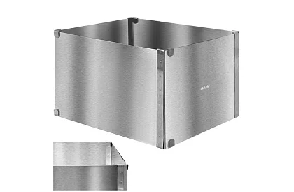 Nastaviteľná obdĺžniková forma na tortu 20–38 × 24–45 cm, výška 15 cm