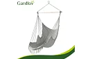 Záhradné závesné kreslo BOHO 2 v 1 - šedé