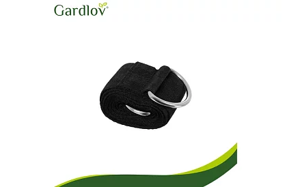 Záhradné závesné kreslo BOHO 2 v 1 - čierne