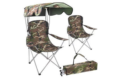 Skladacie rybárske kreslo so strieškou – ARMY PANAMA