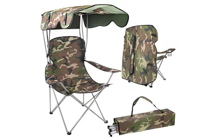 Skladacie rybárske kreslo so strieškou – ARMY PANAMA
