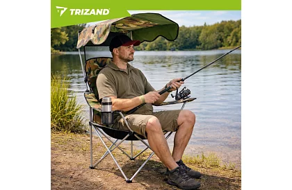 Skladacie rybárske kreslo so strieškou – ARMY PANAMA