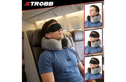 Cestovný vankúš na krk, do lietadla, auta + príslušenstvo
