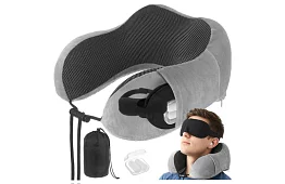 Cestovný vankúš na krk, do lietadla, auta + príslušenstvo