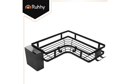 Rohová kúpeľňová polička - sada 2 kusy