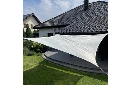 Stínící sluneční plachta 4 × 3 m – Béžová