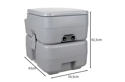 Prenosné kempingové WC - 20 litrov