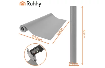 Protiskluzová podložka do šuplíků 500 × 50 cm – šedá