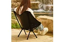 Skladacie kempingové kreslo do 120 kg – čierne