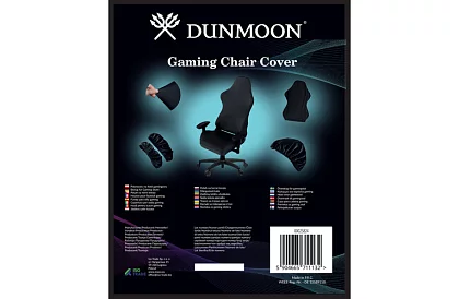 Univerzálny poťah na hernú stoličku – čierny